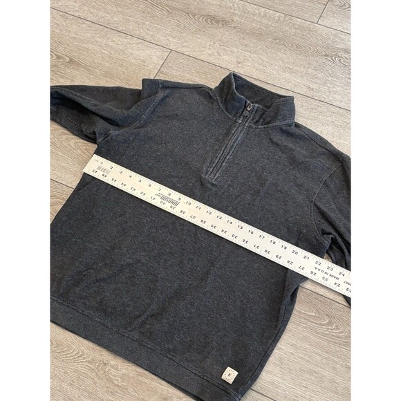 Linksoul Men's 1/4 Zip Long Sleeve Golf Pullover Tempus Fugit Gray Large Casual - Picture 5 of 8